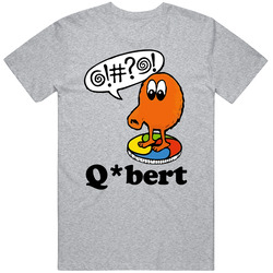 Qbert Retro Vintage Video Game Character Poster Fan Raglan Unisex Size Large T Shirt Qbert Retro Vintage Video Game Character Poster Fan Raglan Unisex Size Large T Shirt