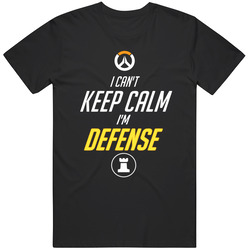 I Can't Keep Calm I'm Defense Overwatch Unisex Size Large T Shirt I Can't Keep Calm I'm Defense Overwatch Unisex Size Large T Shirt