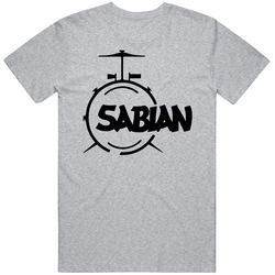 Sabian Grey Unisex Size Large T Shirt Sabian Grey Unisex Size Large T Shirt