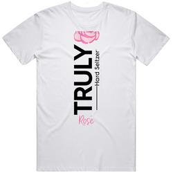 Truly Hard Seltzer Rose Halloween Costume Alcohol Drink Unisex Size Large T Shirt