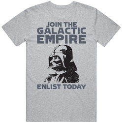 Star Wars Join The Galactic Empire Vader Unisex Size Large T Shirt Star Wars Join The Galactic Empire Vader Unisex Size Large T Shirt
