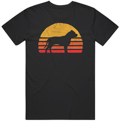 Retro Sun American Staffordshire Terrier Silhouette T-shirt Vintage Tee Shirt For Dog Lovers Unisex Size Large T Shirt Retro Sun American Staffordshire Terrier Silhouette T-shirt Vintage Tee Shirt For Dog Lovers Unisex Size Large T Shirt