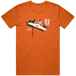Jmaes Hunt 1976 World Champion Formula Car Driver Sport Unisex Size Large T Shirt Jmaes Hunt 1976 World Champion Formula Car Driver Sport Unisex Size Large T Shirt