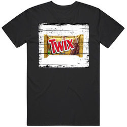 Twix Candy Chocolate Cool Distressed Grunge Look Unisex Size Large T Shirt Twix Candy Chocolate Cool Distressed Grunge Look Unisex Size Large T Shirt