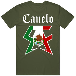 Canelo 1 Logo Color Green Military Unisex Size Large T Shirt Canelo 1 Logo Color Green Military Unisex Size Large T Shirt
