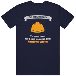 I'm An Engineer Unisex Size Large T Shirt I'm An Engineer Unisex Size Large T Shirt