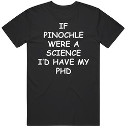 Pinochle Cards Funny Joke Unisex Size Large T Shirt Pinochle Cards Funny Joke Unisex Size Large T Shirt