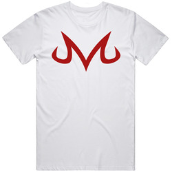 Vegeta Majin Buu Simbol White Unisex Size Large T Shirt Vegeta Majin Buu Simbol White Unisex Size Large T Shirt