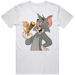 Tom And Jerry Marijuana Unisex Size Large T Shirt Tom And Jerry Marijuana Unisex Size Large T Shirt