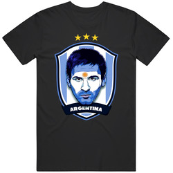 Lionel Messi t-shirt Argentina tee Unisex Size Large T Shirt Lionel Messi t-shirt Argentina tee Unisex Size Large T Shirt