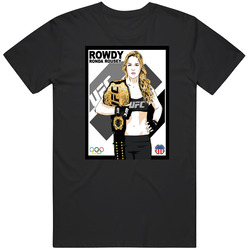 Rowdy Rousey Judoka Black Belt Champion Unisex Size Large T Shirt Rowdy Rousey Judoka Black Belt Champion Unisex Size Large T Shirt