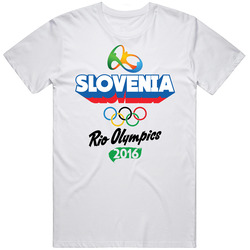 Slovenia Rio 2016 Summer Olympic Games Sports Fan Unisex Size Large T Shirt Slovenia Rio 2016 Summer Olympic Games Sports Fan Unisex Size Large T Shirt