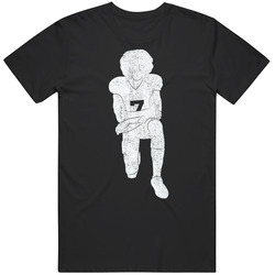 Knee Cap - White Ink Unisex Size Large T Shirt Knee Cap - White Ink Unisex Size Large T Shirt