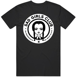 Sad Girls Club On Wednesdays We Wear Black The Adams Family Movie Fan Classic Tv Show Halloween Black Unisex Size Large T Shirt Sad Girls Club On Wednesdays We Wear Black The Adams Family Movie Fan Classic Tv Show Halloween Black Unisex Size Large T Shirt
