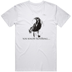 Game Of Thrones You Know Nothing Unisex Size Large T Shirt Game Of Thrones You Know Nothing Unisex Size Large T Shirt