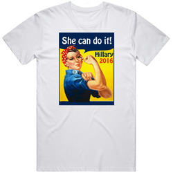 She Can Do It Hillary Clinton For President 2016 Unisex Size Large T Shirt She Can Do It Hillary Clinton For President 2016 Unisex Size Large T Shirt