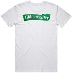 Hidden Valley Logo Popular Food Brand Sauce Dressing Company Fan Gift Unisex Size Large T Shirt Hidden Valley Logo Popular Food Brand Sauce Dressing Company Fan Gift Unisex Size Large T Shirt