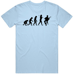 Evolution Of Man To Classical Guitar Player Funny Guitarist Unisex Size Large T Shirt Evolution Of Man To Classical Guitar Player Funny Guitarist Unisex Size Large T Shirt