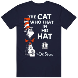 The Cat Who Shat In His Unisex Size Large T Shirt The Cat Who Shat In His Unisex Size Large T Shirt