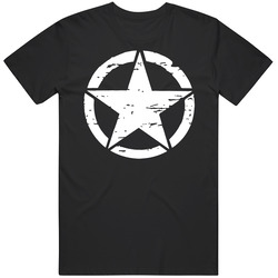 Chin Oscar Mike Jeep Distressed Star 1405 Unisex Size Large T Shirt Chin Oscar Mike Jeep Distressed Star 1405 Unisex Size Large T Shirt