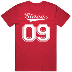 Couples Tee - Since 09 Unisex Size Large T Shirt Couples Tee - Since 09 Unisex Size Large T Shirt