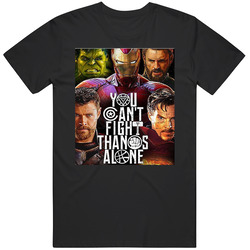 Avengers Infinity War You Cant Fight Thanos Alone Marvel Super Hero Unisex Size Large T Shirt Avengers Infinity War You Cant Fight Thanos Alone Marvel Super Hero Unisex Size Large T Shirt