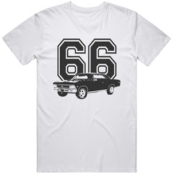 1966 Chevelle Three Quarter Angle View With Year Light Color Unisex Size Large T Shirt 1966 Chevelle Three Quarter Angle View With Year Light Color Unisex Size Large T Shirt