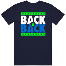 Back To Back Championships Seattle Seahawks Playoff Superbowl Unisex T Shirt Back To Back Championships Seattle Seahawks Playoff Superbowl Unisex T Shirt