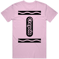 Light Pink Crayola Halloween Costume Unisex T Shirt Light Pink Crayola Halloween Costume Unisex T Shirt