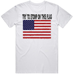 Try To Stomp White Unisex T Shirt Try To Stomp White Unisex T Shirt