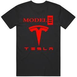 Tesla Model 3 T Car Logo New Trending Electric Unisex T Shirt Tesla Model 3 T Car Logo New Trending Electric Unisex T Shirt