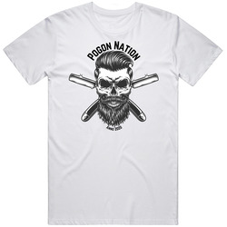 Pogon Nation Original White Unisex T Shirt