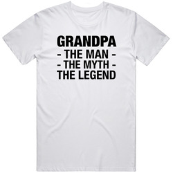 Grandpa - Black Font Unisex T Shirt Grandpa - Black Font Unisex T Shirt