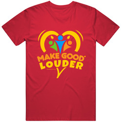 Yellow Big Heart Unisex T Shirt