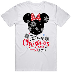 Disney Christmas - Minnie Unisex T Shirt Disney Christmas - Minnie Unisex T Shirt