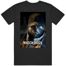Watch Dogs Hot Gaming T Shirt Black Standard Unisex Unisex T Shirt