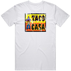 Taco Casa Restaurant Fan Cool Distressed Grunge Logo Unisex T Shirt Taco Casa Restaurant Fan Cool Distressed Grunge Logo Unisex T Shirt