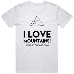Wear If You Care Mountain Unisex T Shirt Wear If You Care Mountain Unisex T Shirt
