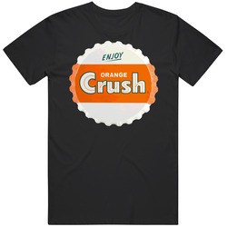 Crush Soda Bottle Cap Orange Pop Fizz Drink Fan Unisex T Shirt Crush Soda Bottle Cap Orange Pop Fizz Drink Fan Unisex T Shirt