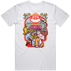 Donkey Kong Jr., T-shirt, Arcade, Classic, Video Game, Mario, Retro, 80's Unisex T Shirt Donkey Kong Jr., T-shirt, Arcade, Classic, Video Game, Mario, Retro, 80's Unisex T Shirt