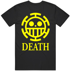 Trafalgar Law Death Black Unisex T Shirt Trafalgar Law Death Black Unisex T Shirt