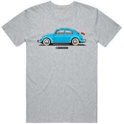 Unisex T-shirt Men Women Classic Blue Travel Vw Beetle Vintage Car Tee S-5xl Unisex T Shirt Unisex T-shirt Men Women Classic Blue Travel Vw Beetle Vintage Car Tee S-5xl Unisex T Shirt