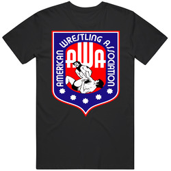 T-Shirt Awa American Wrestling Association Logo Mens Black Tee Size S To 6XL Unisex T Shirt T-Shirt Awa American Wrestling Association Logo Mens Black Tee Size S To 6XL Unisex T Shirt