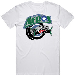 Houston Aeros Hockey Sports Logotype Pig In Unisex T Shirt