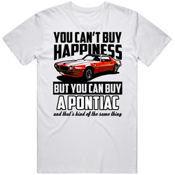 Red 1970 Pontiac Firebird Trans Am You Cant Buy Happiness Cool Car Unisex T Shirt Red 1970 Pontiac Firebird Trans Am You Cant Buy Happiness Cool Car Unisex T Shirt