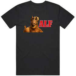 Alf Tv Show Retro Men Black Unisex T Shirt Alf Tv Show Retro Men Black Unisex T Shirt