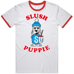 Slush Puppy, Ringer Unisex T Shirt Slush Puppy, Ringer Unisex T Shirt