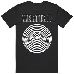 Vertigo Records Progesive Rock Tee Black Flat Unisex T Shirt Vertigo Records Progesive Rock Tee Black Flat Unisex T Shirt
