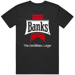 Banks Beer Barbados Black Unisex T Shirt