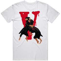 City Morgue X Vlone Two Dogs Unisex T Shirt City Morgue X Vlone Two Dogs Unisex T Shirt